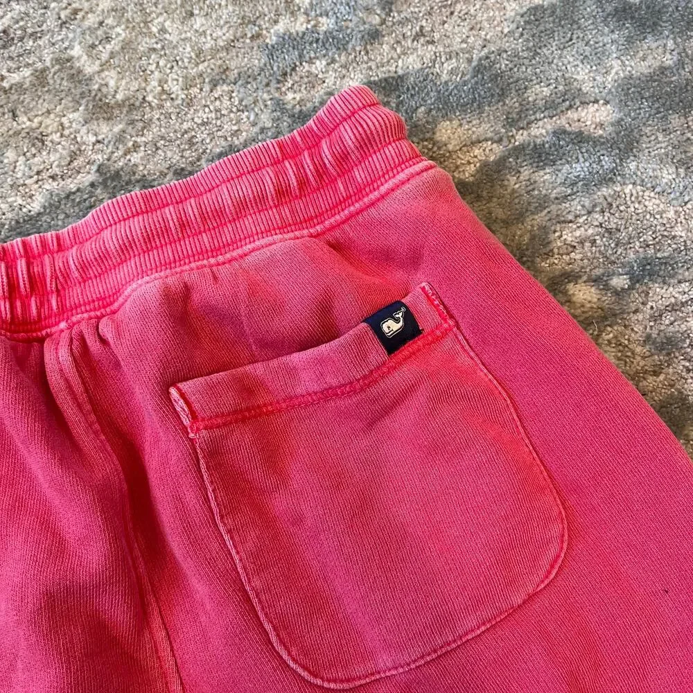 Vineyard Vines Boys' Sunwashed Knit Jetty Joggers Sailor Red 7